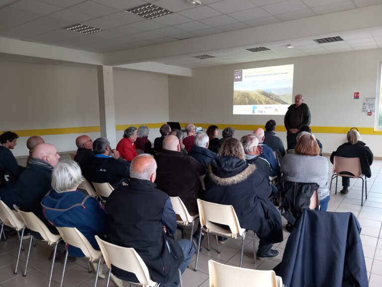 Le site de la montagne de Miélandre : présentation du projet de gestion du site aux habitants de Vesc