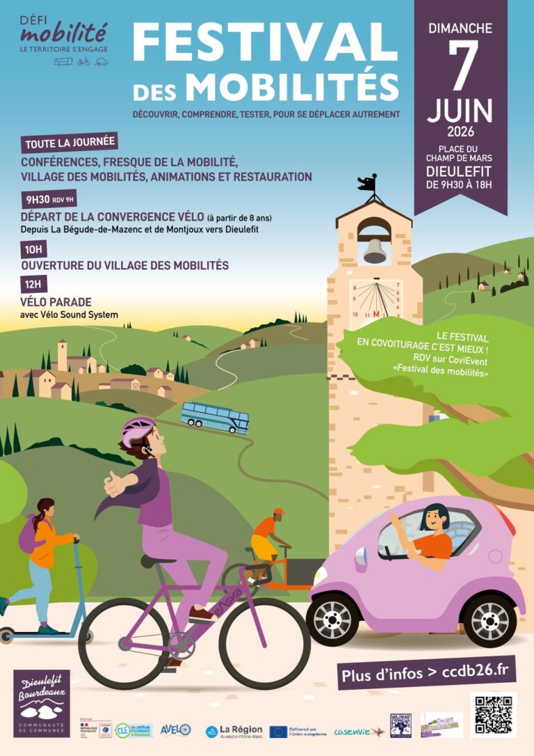Le Festival des mobilités arrive à Dieulefit !