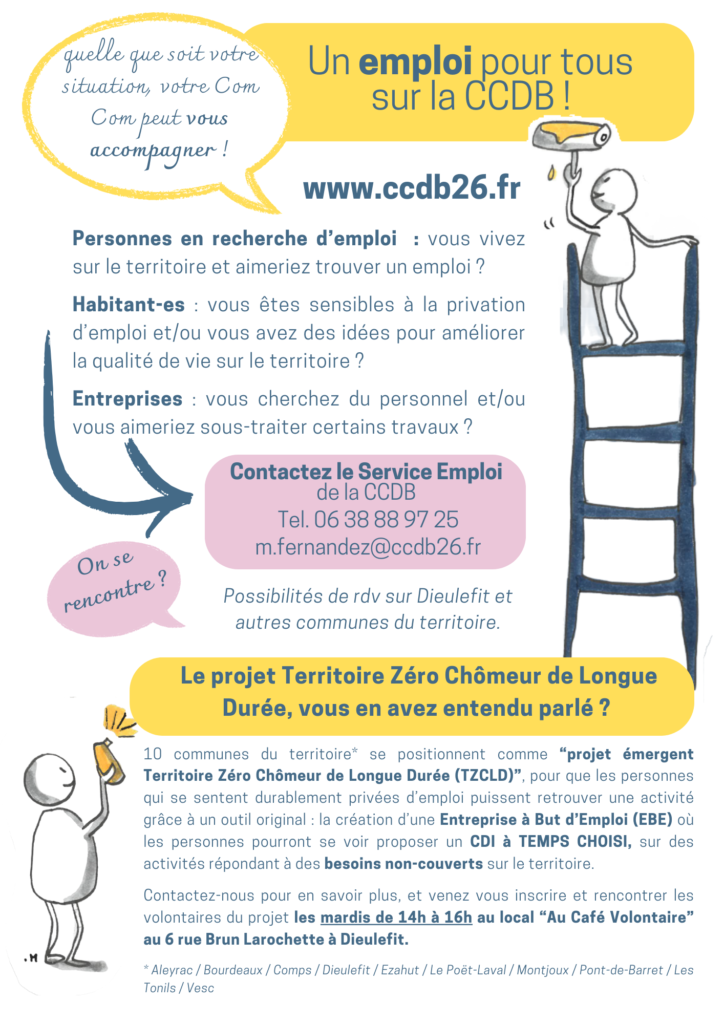 L'emploi pour tous sur la CCDB