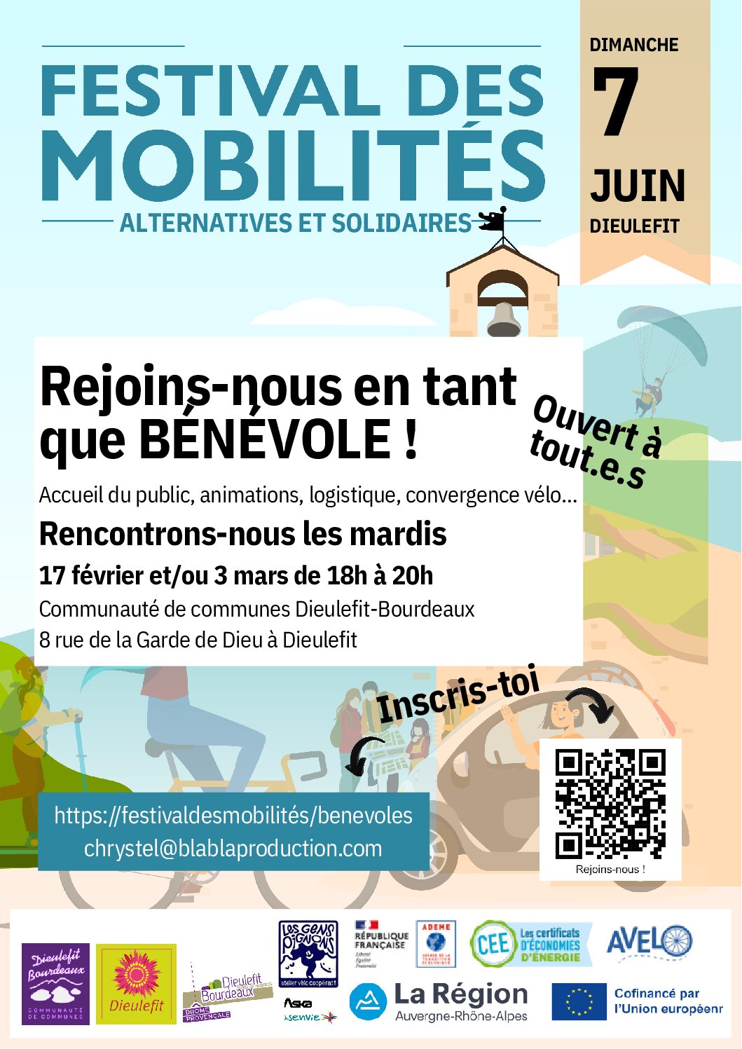 FESTIVAL DES MOBILITÉS : Rejoins nous en tant que BÉNÉVOLE !