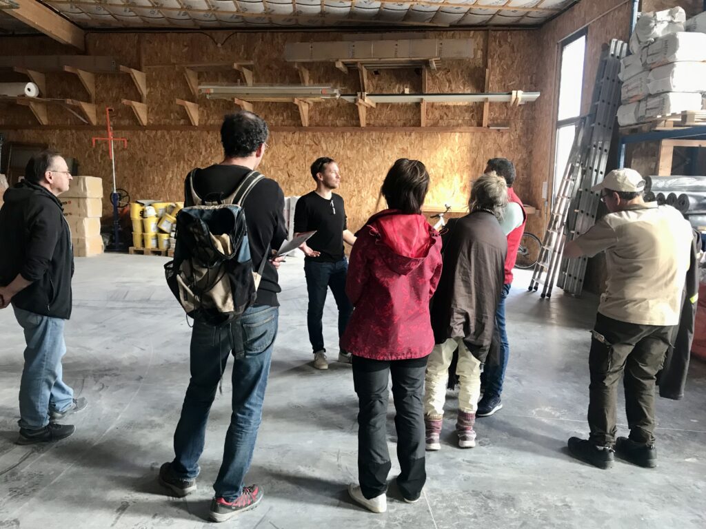 Visite de l'entreprise Atelier du bâtiment