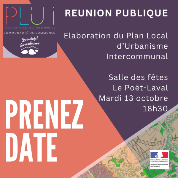 Réunion Publique : Elaboration du Plan Local d&rsquo;Urbanisme Intercommunal