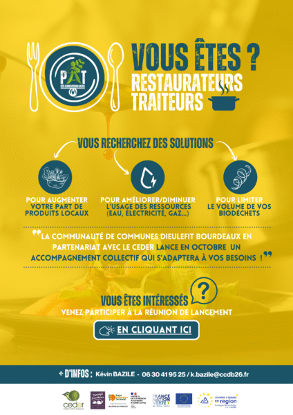 Lancement de l&rsquo;accompagnement des restaurateurs et traiteurs
